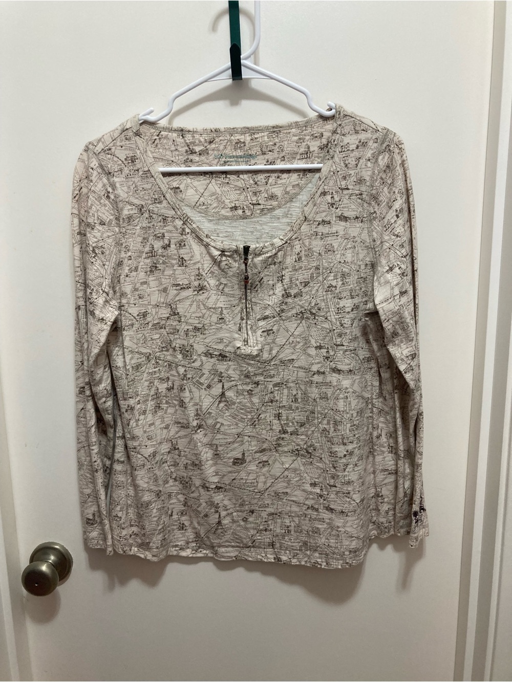 SoftSurroundings Paris tunic top, Size Medium